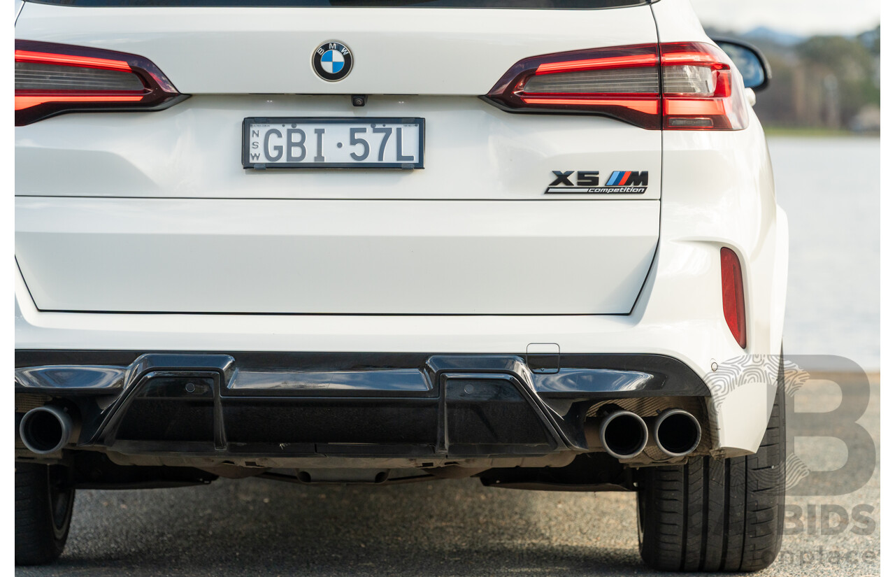 04/2020 BMW X5 M Competition F95 (AWD) MY20 4d Wagon Alpine White Twin Turbo V8 4.4L