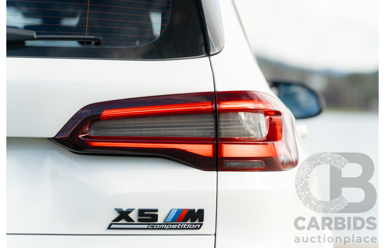 04/2020 BMW X5 M Competition F95 (AWD) MY20 4d Wagon Alpine White Twin Turbo V8 4.4L