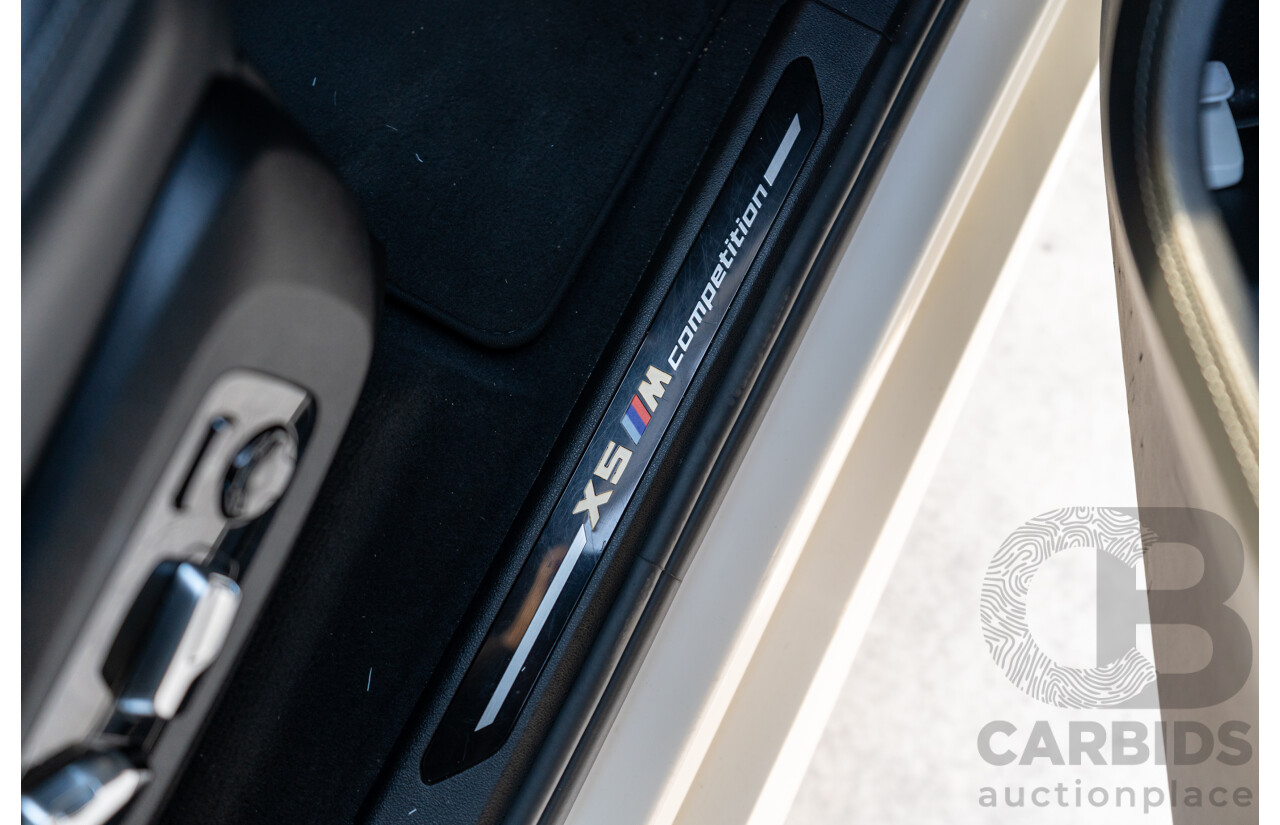 04/2020 BMW X5 M Competition F95 (AWD) MY20 4d Wagon Alpine White Twin Turbo V8 4.4L