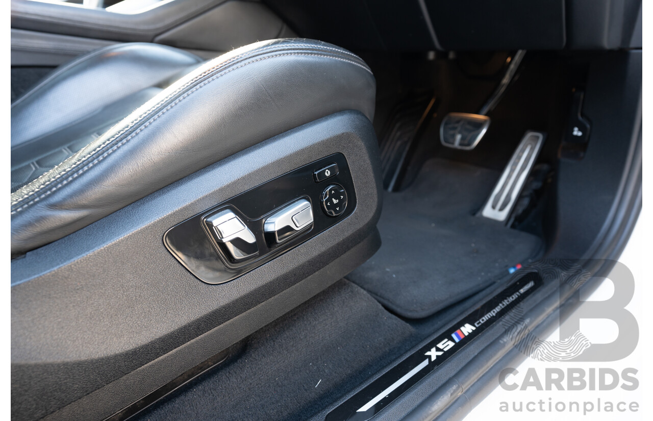 04/2020 BMW X5 M Competition F95 (AWD) MY20 4d Wagon Alpine White Twin Turbo V8 4.4L