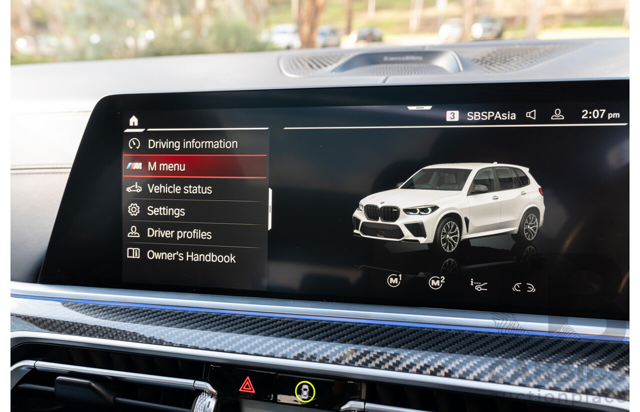 04/2020 BMW X5 M Competition F95 (AWD) MY20 4d Wagon Alpine White Twin Turbo V8 4.4L