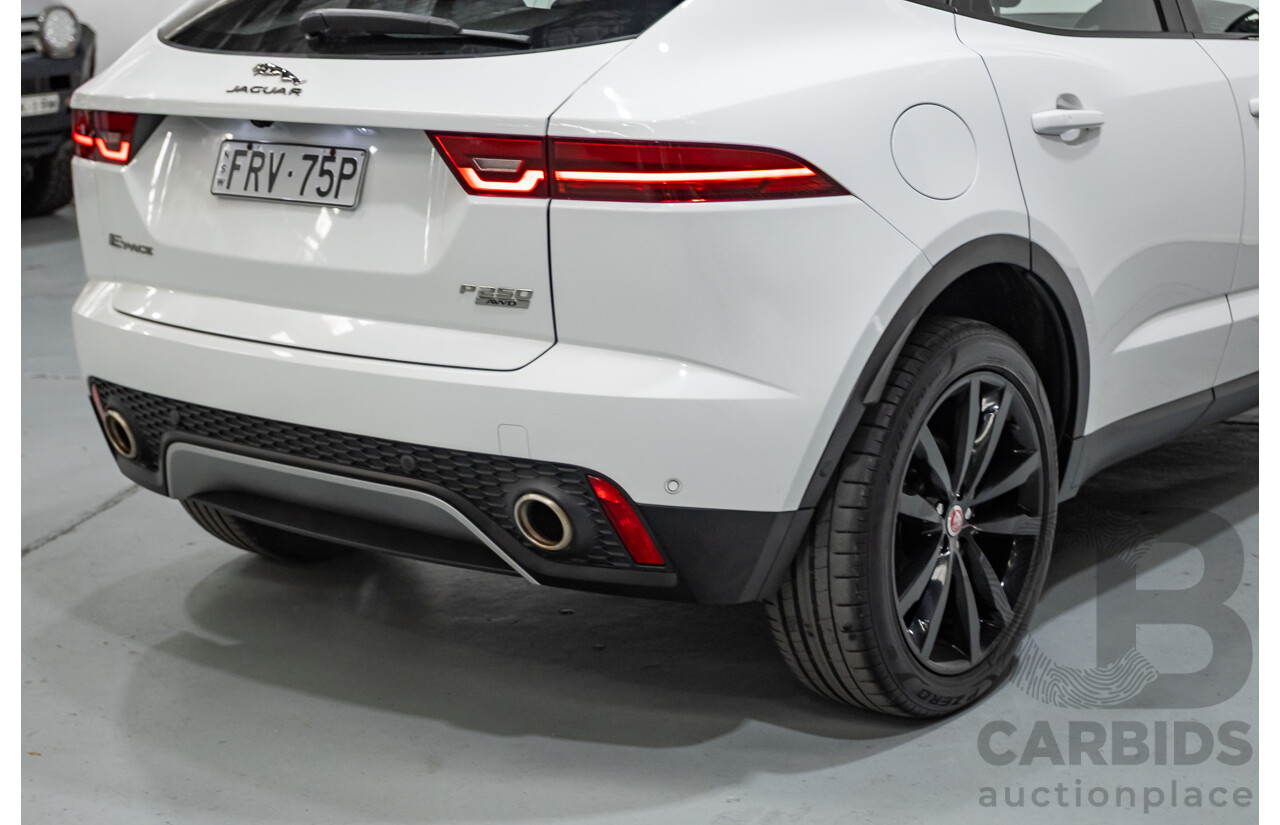 2/2019 Jaguar E-Pace P250 SE (AWD) X540 MY19 4D Wagon Fuji White Turbo 2.0L