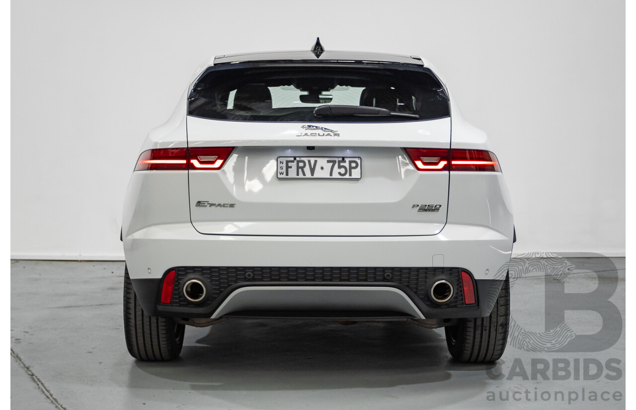 2/2019 Jaguar E-Pace P250 SE (AWD) X540 MY19 4D Wagon Fuji White Turbo 2.0L
