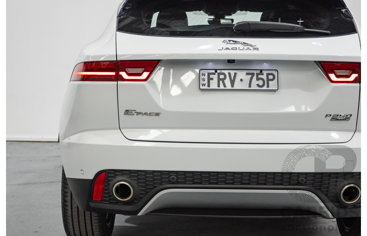 2/2019 Jaguar E-Pace P250 SE (AWD) X540 MY19 4D Wagon Fuji White Turbo 2.0L