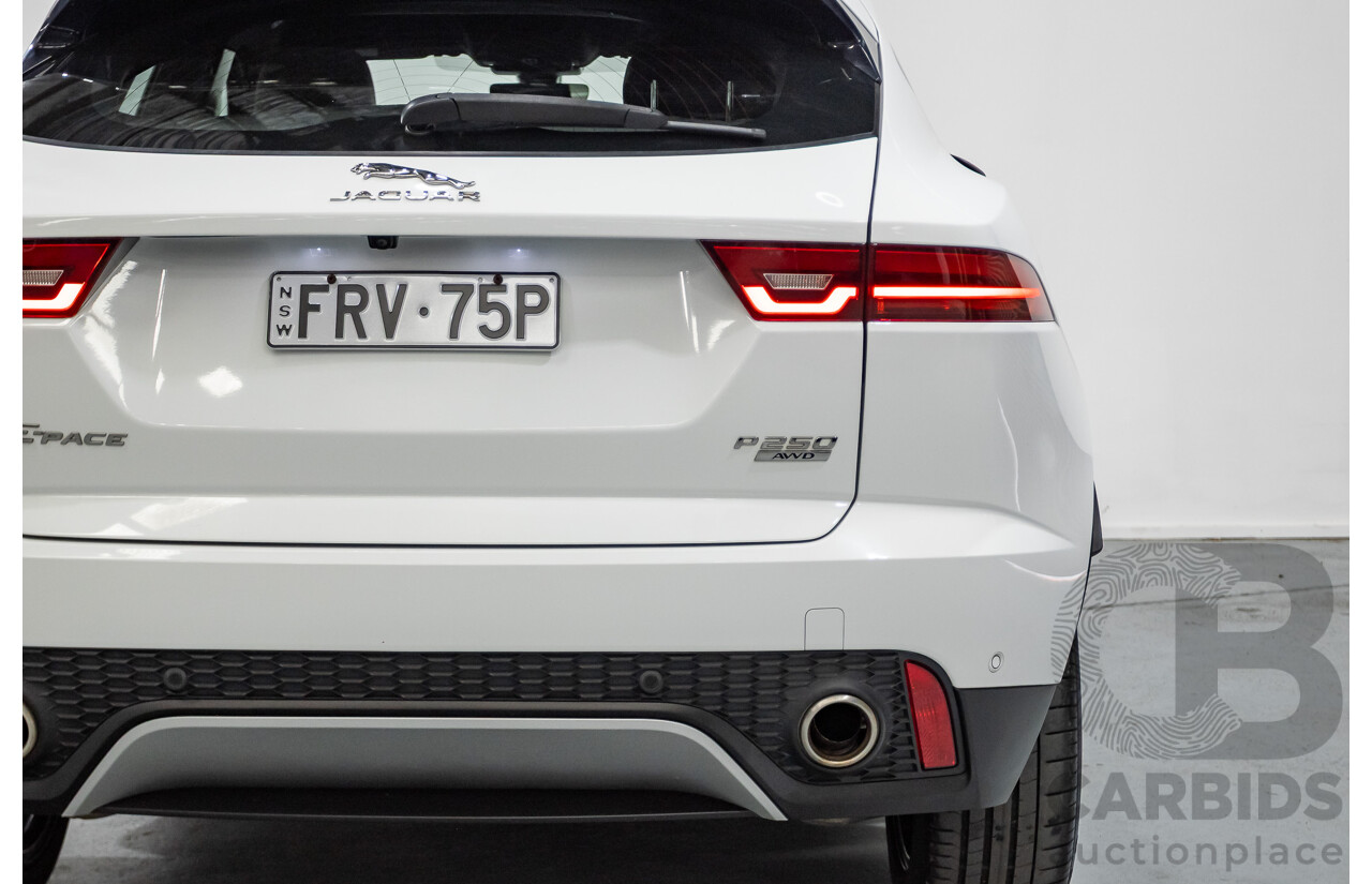 2/2019 Jaguar E-Pace P250 SE (AWD) X540 MY19 4D Wagon Fuji White Turbo 2.0L