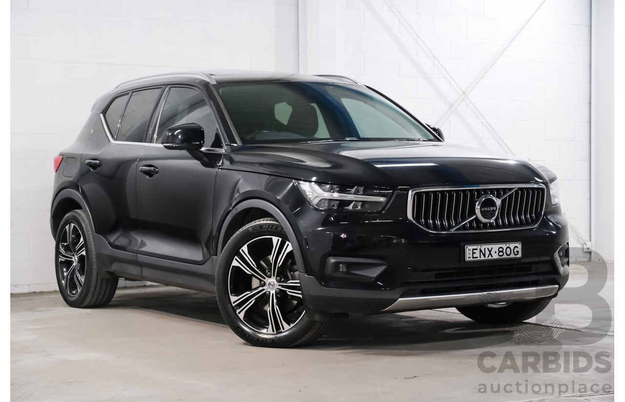 06/2021 Volvo XC40 T4 Inscription (AWD) 536 MY21 4d Wagon Black Turbo Diesel 2.0L