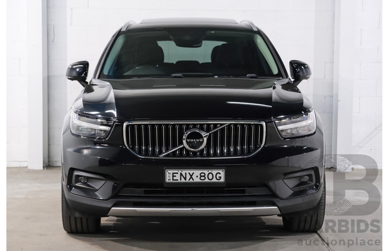 06/2021 Volvo XC40 T4 Inscription (AWD) 536 MY21 4d Wagon Black Turbo Diesel 2.0L