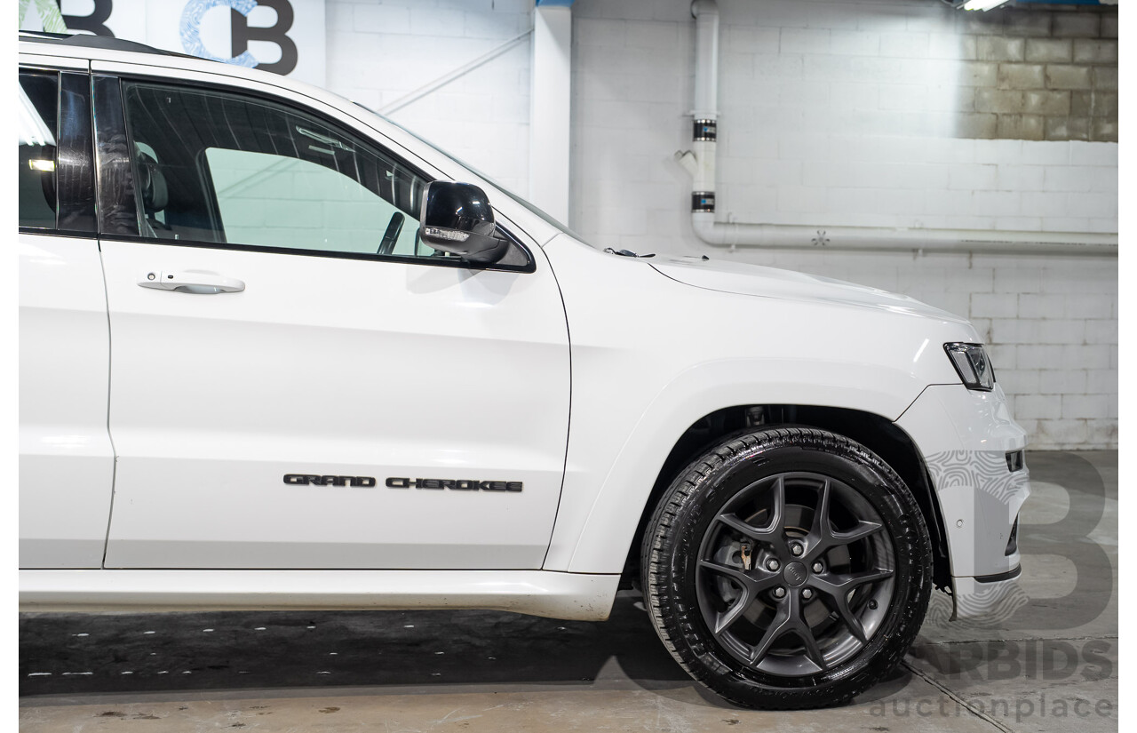 05/2019 Jeep Grand Cherokee S-Limited (4x4) WK MY19 4d Wagon Bright White 5.7L V8