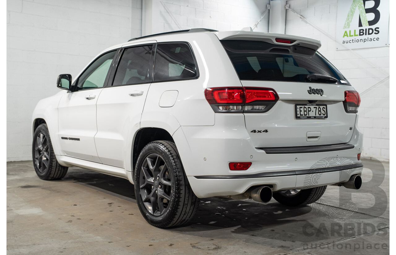 05/2019 Jeep Grand Cherokee S-Limited (4x4) WK MY19 4d Wagon Bright White 5.7L V8