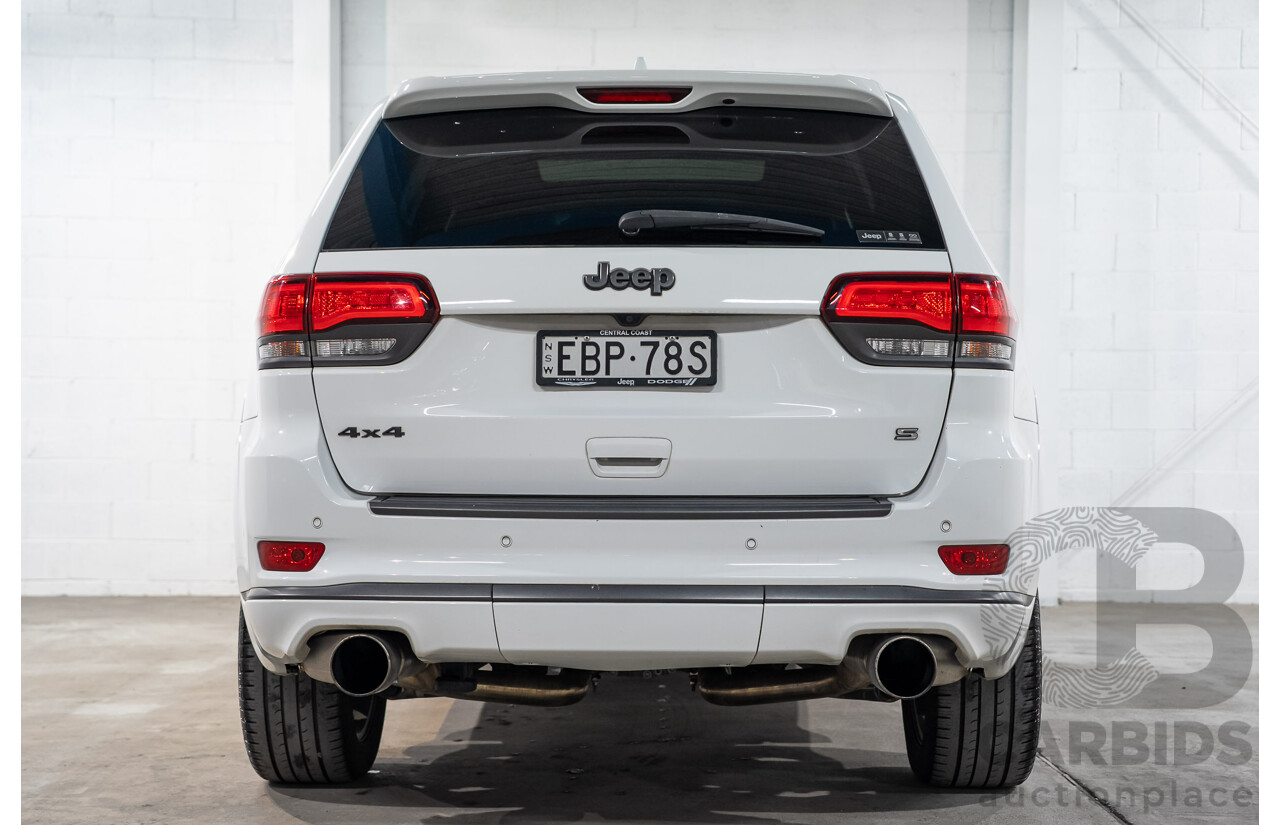 05/2019 Jeep Grand Cherokee S-Limited (4x4) WK MY19 4d Wagon Bright White 5.7L V8