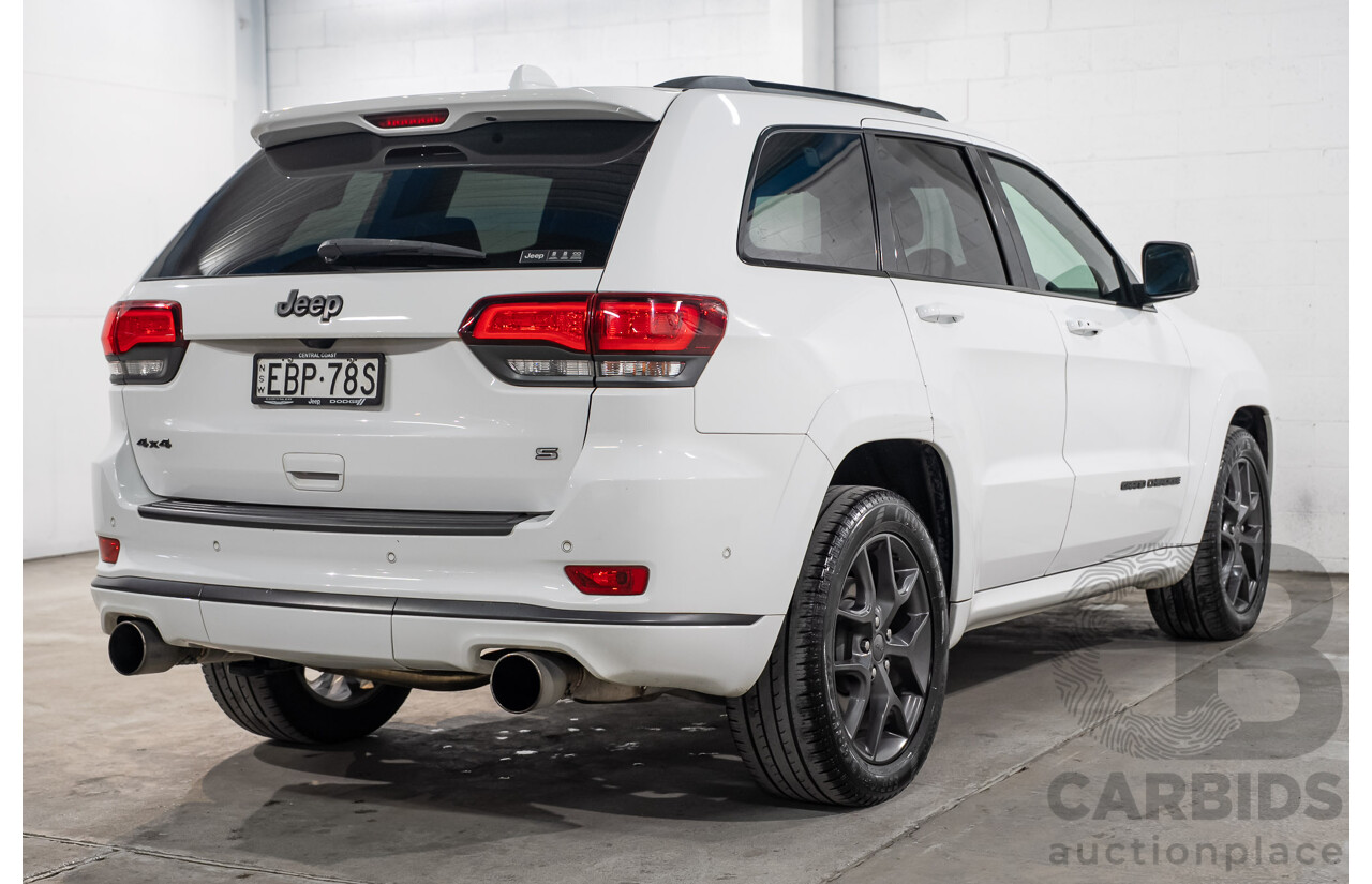 05/2019 Jeep Grand Cherokee S-Limited (4x4) WK MY19 4d Wagon Bright White 5.7L V8