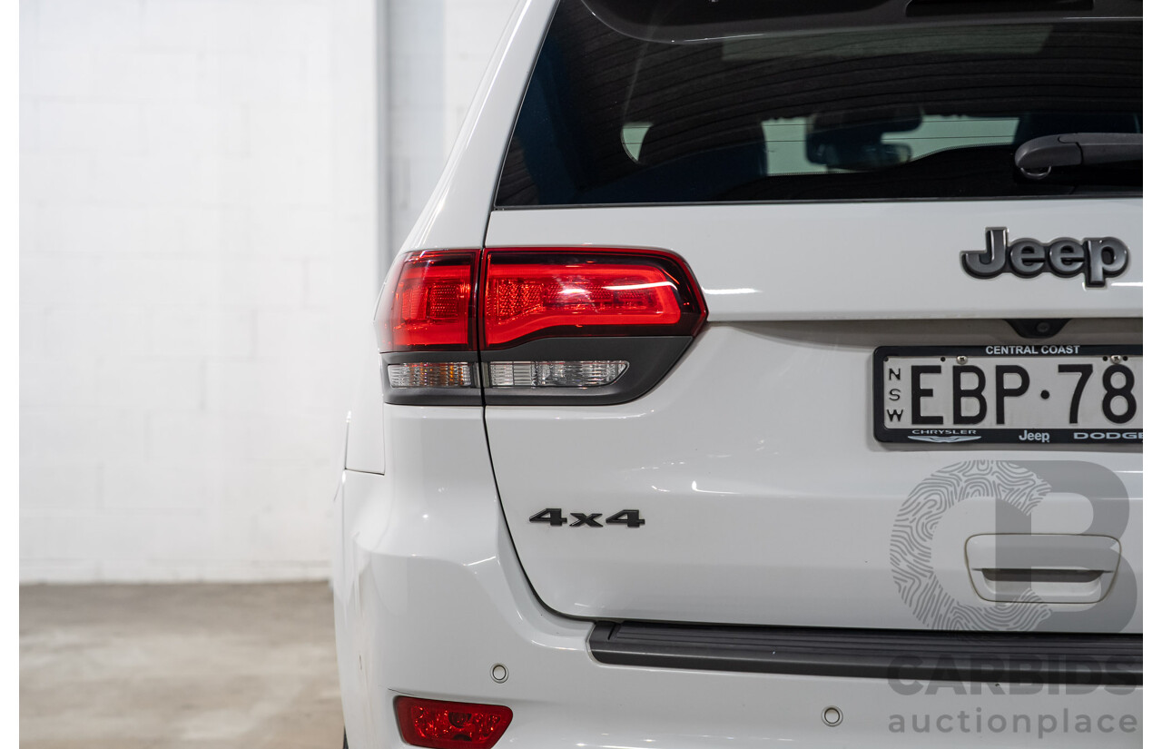 05/2019 Jeep Grand Cherokee S-Limited (4x4) WK MY19 4d Wagon Bright White 5.7L V8