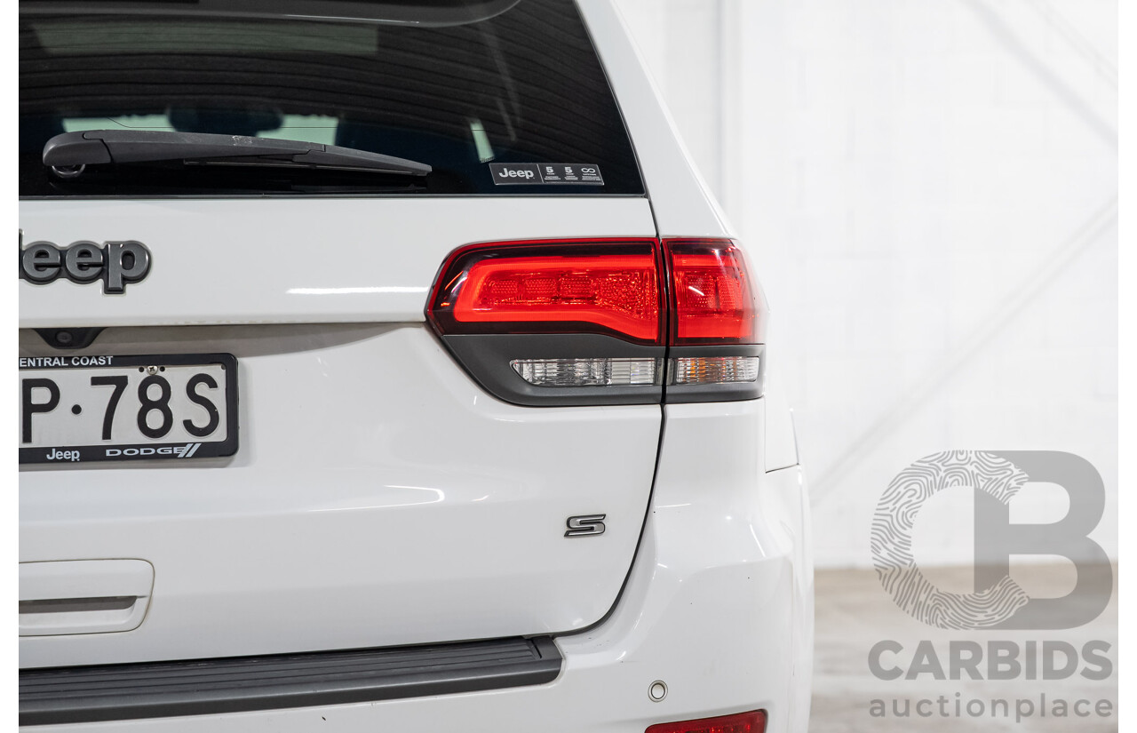 05/2019 Jeep Grand Cherokee S-Limited (4x4) WK MY19 4d Wagon Bright White 5.7L V8