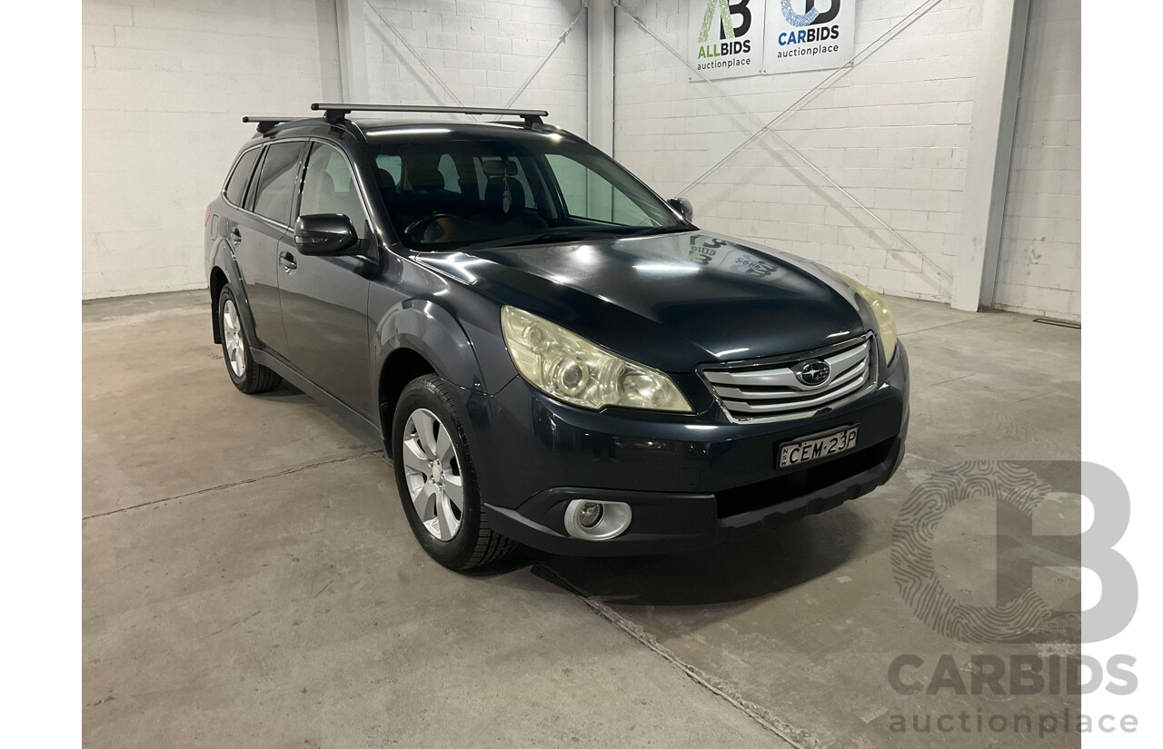 9/2011 Subaru Outback 2.5i (AWD) MY11 4d Wagon Grey 2.5L