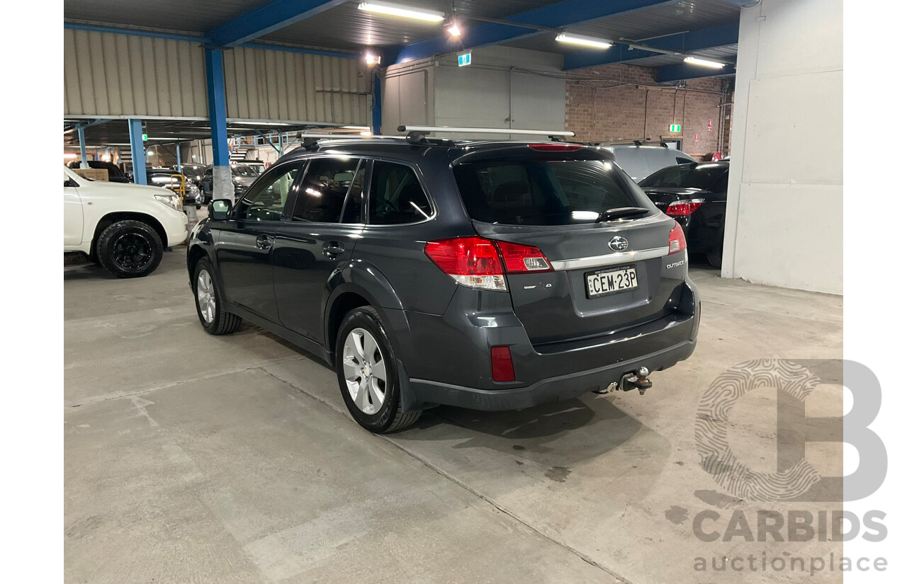 9/2011 Subaru Outback 2.5i (AWD) MY11 4d Wagon Grey 2.5L
