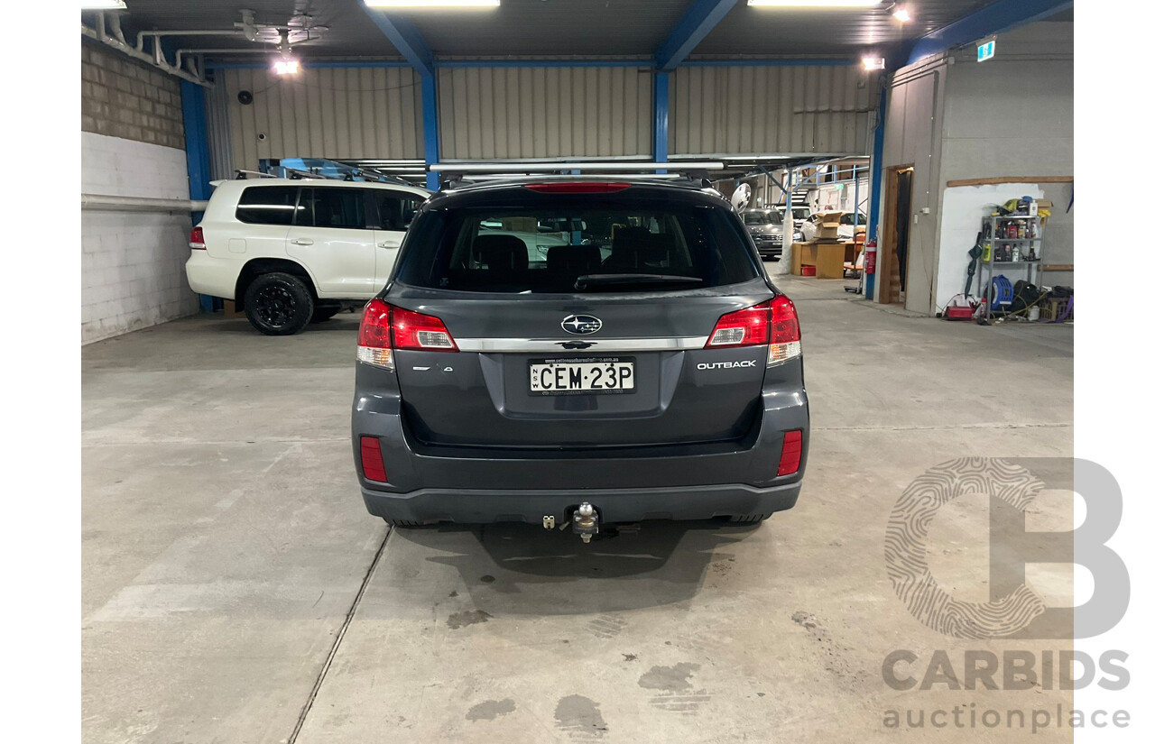 9/2011 Subaru Outback 2.5i (AWD) MY11 4d Wagon Grey 2.5L