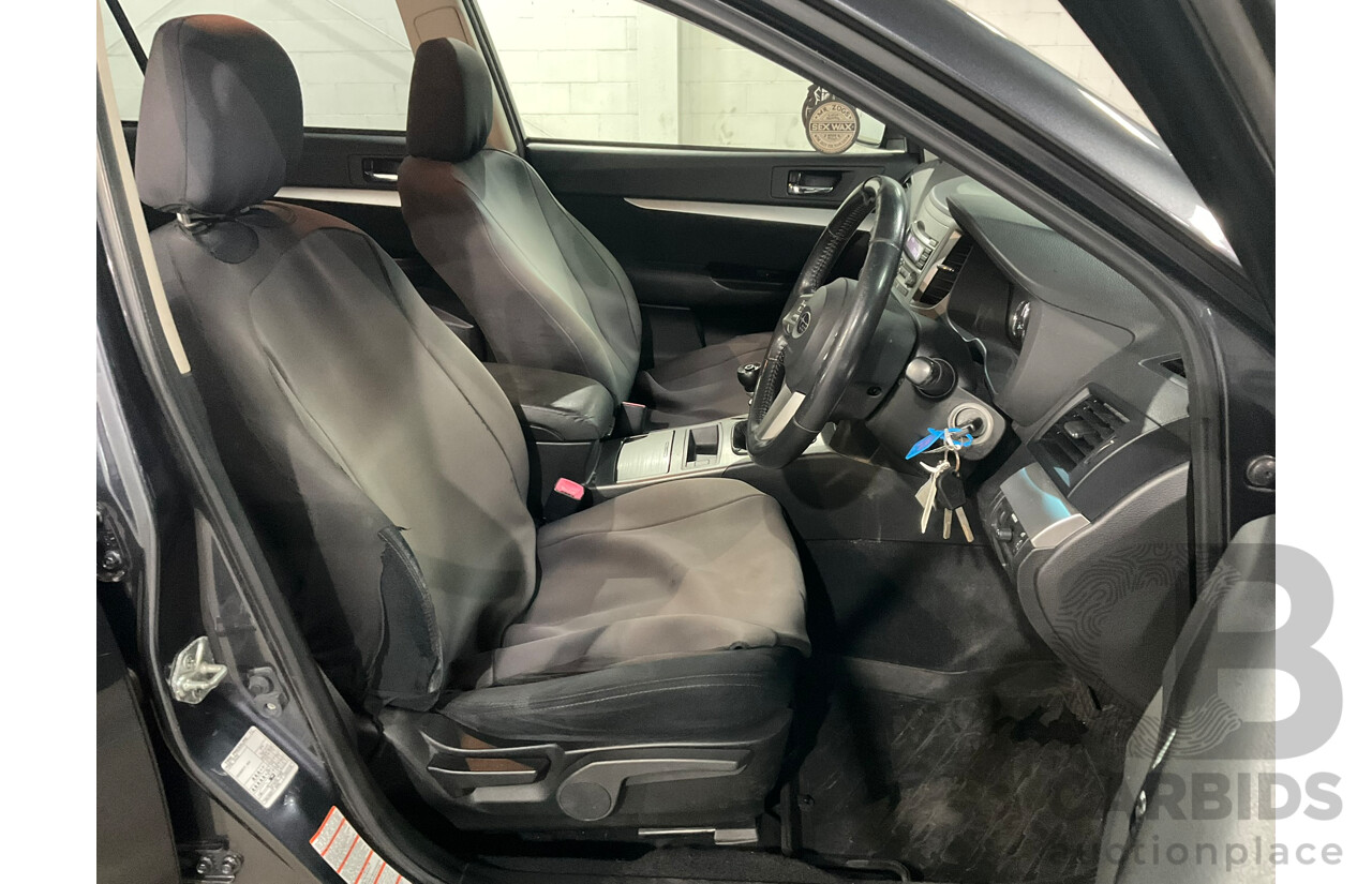 9/2011 Subaru Outback 2.5i (AWD) MY11 4d Wagon Grey 2.5L