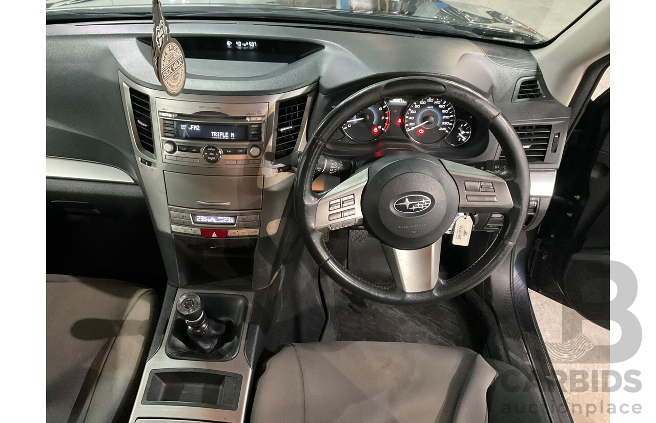 9/2011 Subaru Outback 2.5i (AWD) MY11 4d Wagon Grey 2.5L