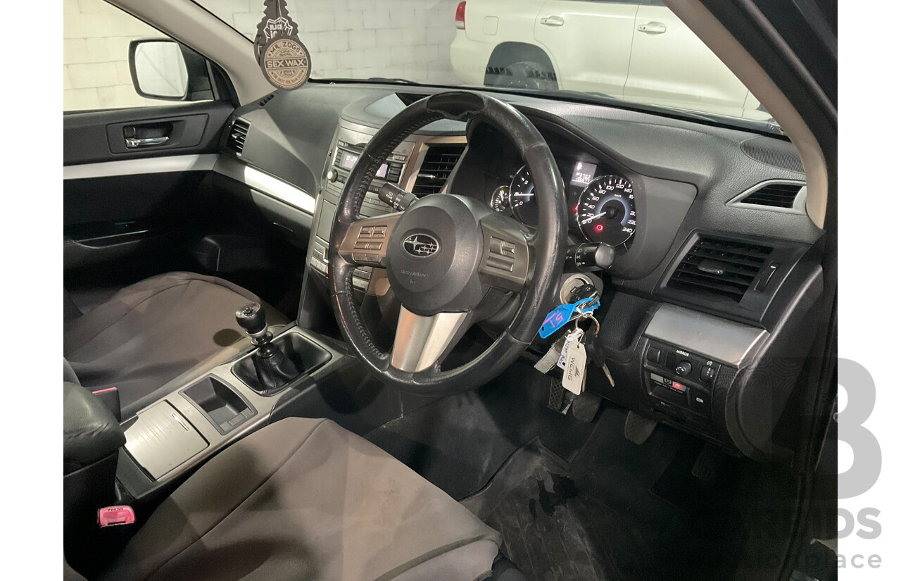 9/2011 Subaru Outback 2.5i (AWD) MY11 4d Wagon Grey 2.5L