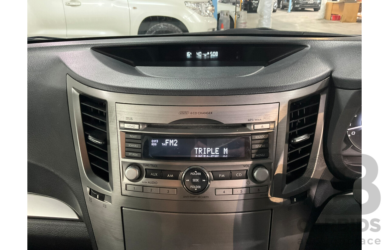 9/2011 Subaru Outback 2.5i (AWD) MY11 4d Wagon Grey 2.5L