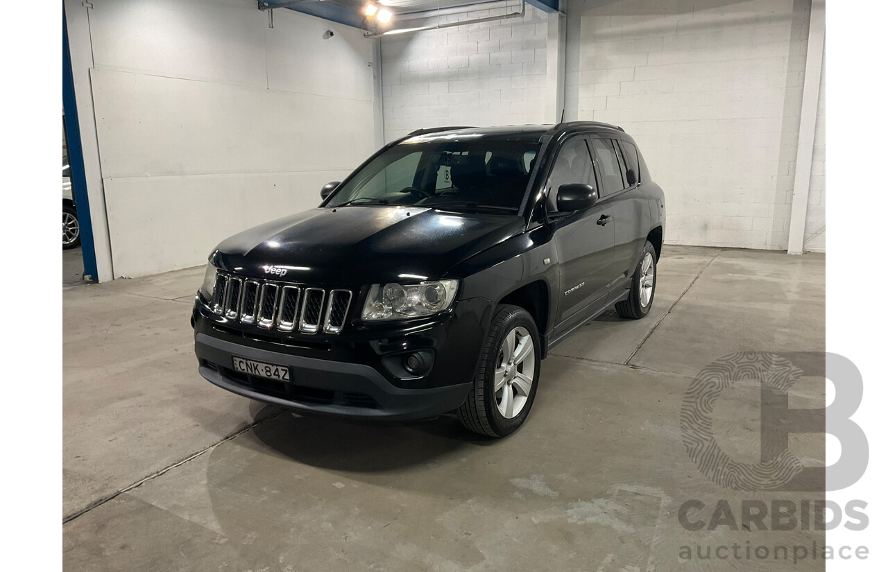03/2013 Jeep Compass SPORT (4x2) MK MY12 4d Wagon Black 2.0L