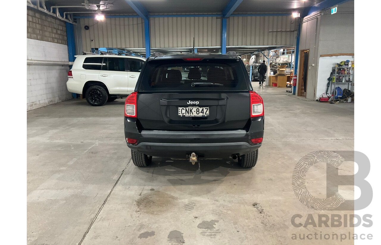03/2013 Jeep Compass SPORT (4x2) MK MY12 4d Wagon Black 2.0L