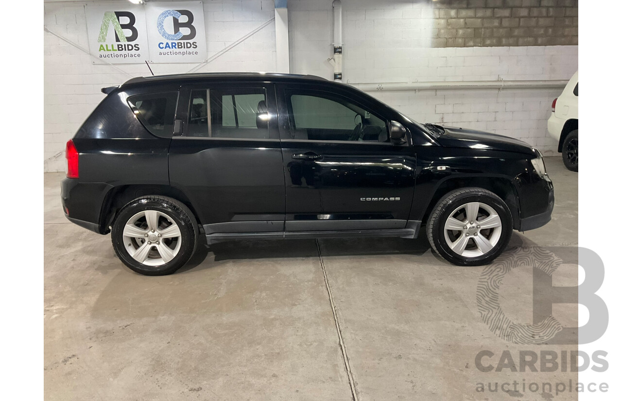 03/2013 Jeep Compass SPORT (4x2) MK MY12 4d Wagon Black 2.0L