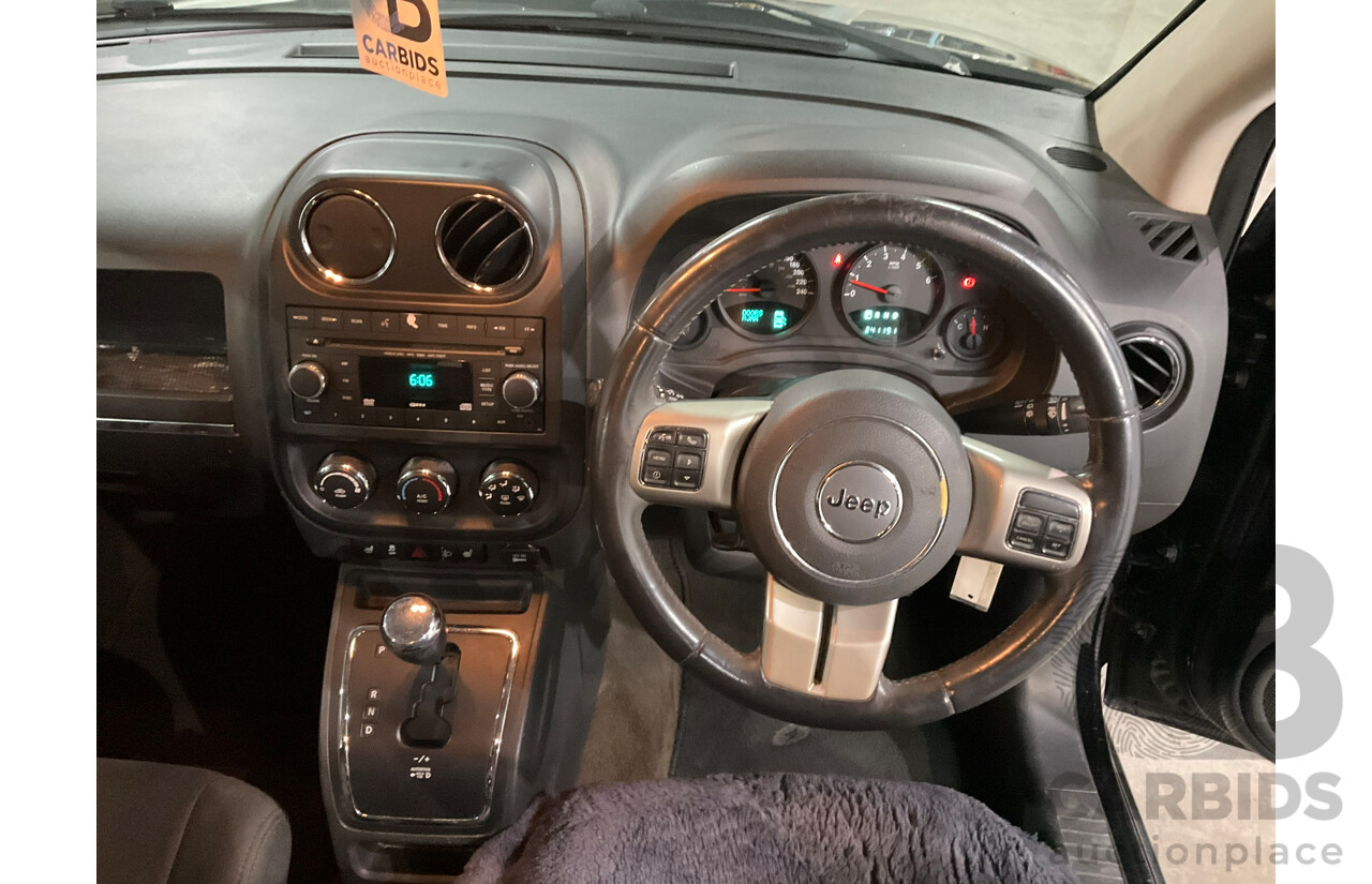 03/2013 Jeep Compass SPORT (4x2) MK MY12 4d Wagon Black 2.0L