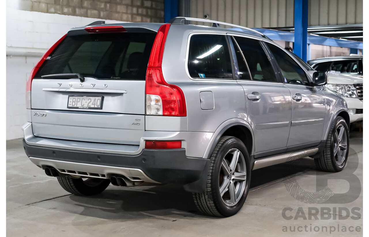 05/2010 Volvo XC90 3.2 R-Design AWD MY10 4d Wagon Electric Silver Metallic 3.2L - 7 Seater