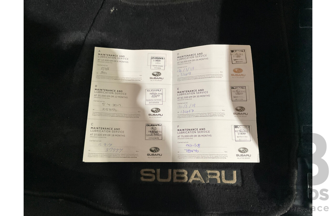 07/2016 Subaru Outback 2.5i Premium AWD MY16 4D Wagon Ice Silver 2.5L
