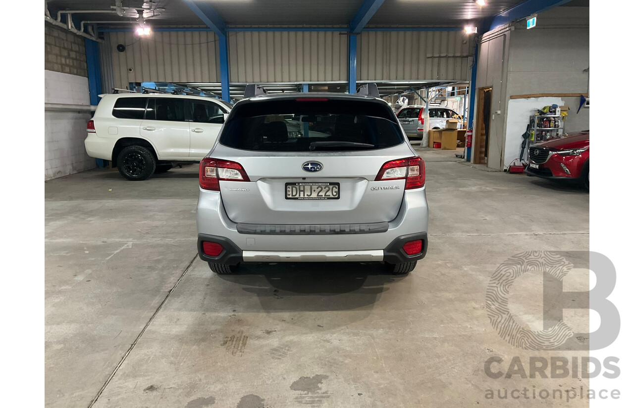 07/2016 Subaru Outback 2.5i Premium AWD MY16 4D Wagon Ice Silver 2.5L