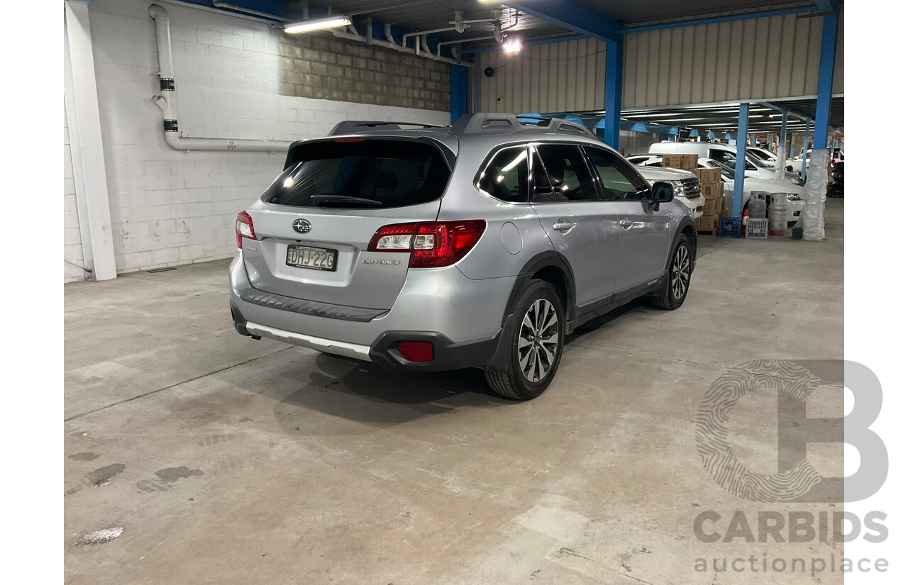 07/2016 Subaru Outback 2.5i Premium AWD MY16 4D Wagon Ice Silver 2.5L
