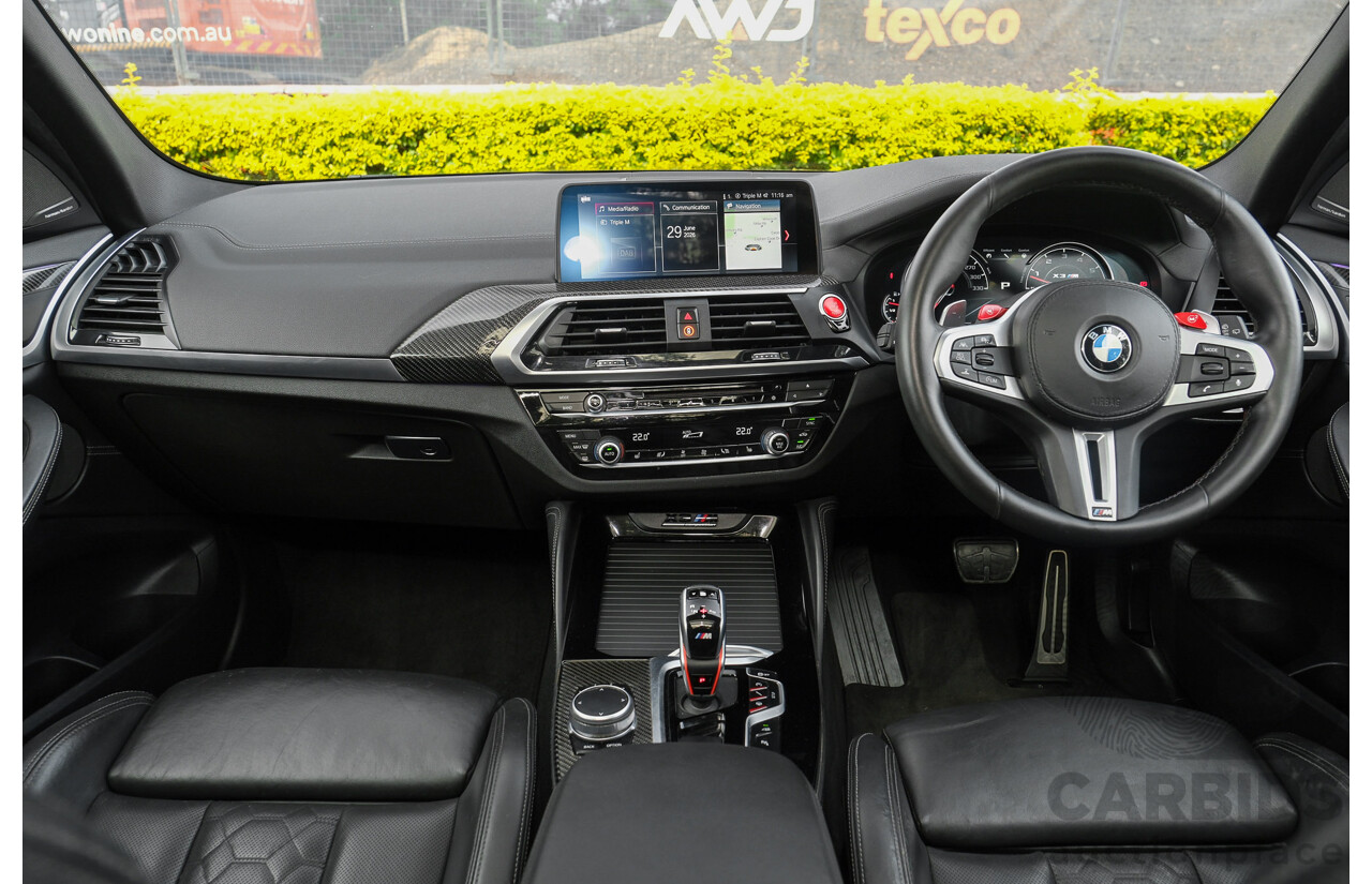 07/2019 BMW X3 M Competition AWD F97 5d Wagon Donington Grey Metallic Twin Turbo 3.0L