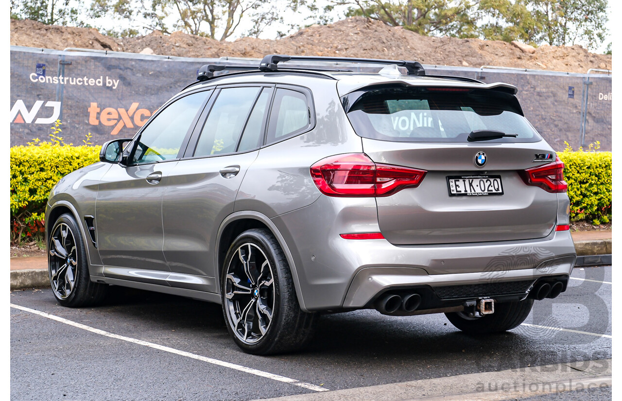 07/2019 BMW X3 M Competition AWD F97 5d Wagon Donington Grey Metallic Twin Turbo 3.0L