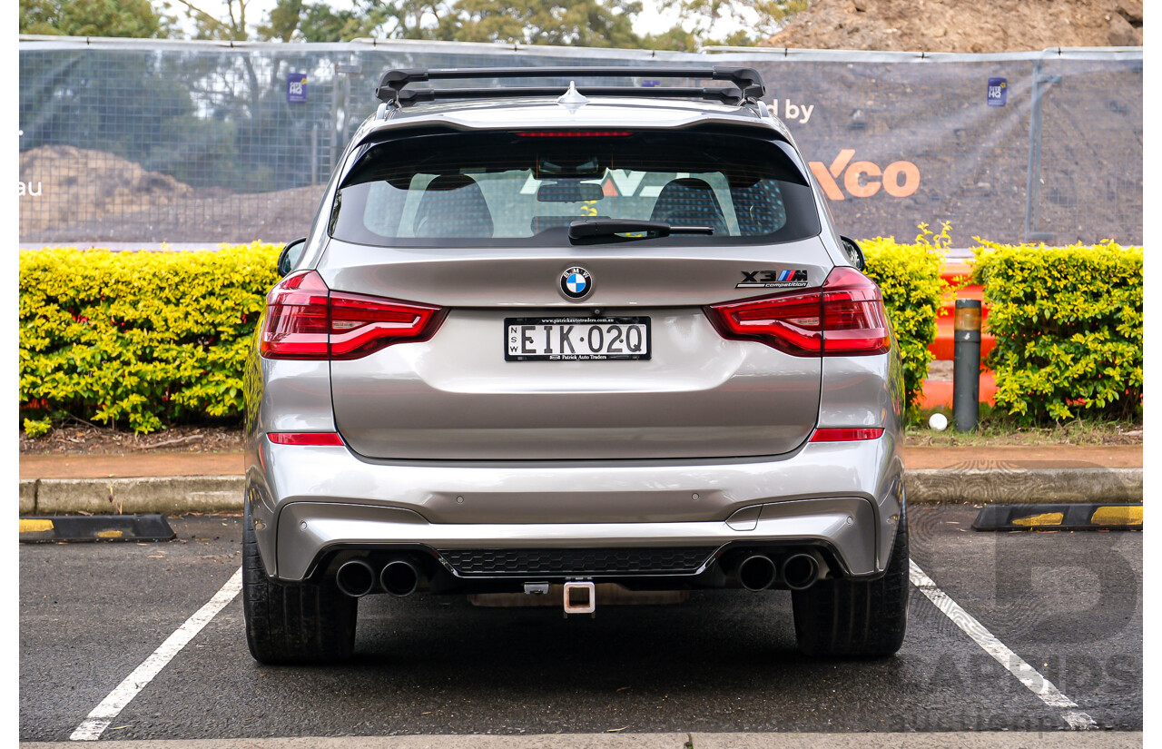 07/2019 BMW X3 M Competition AWD F97 5d Wagon Donington Grey Metallic Twin Turbo 3.0L