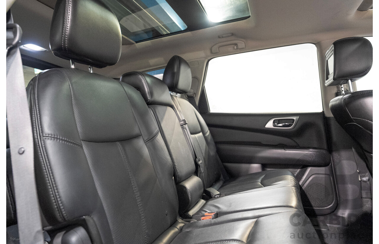 08/2014 Nissan Pathfinder Ti R52 4d Wagon White 3.5L 7 Seater