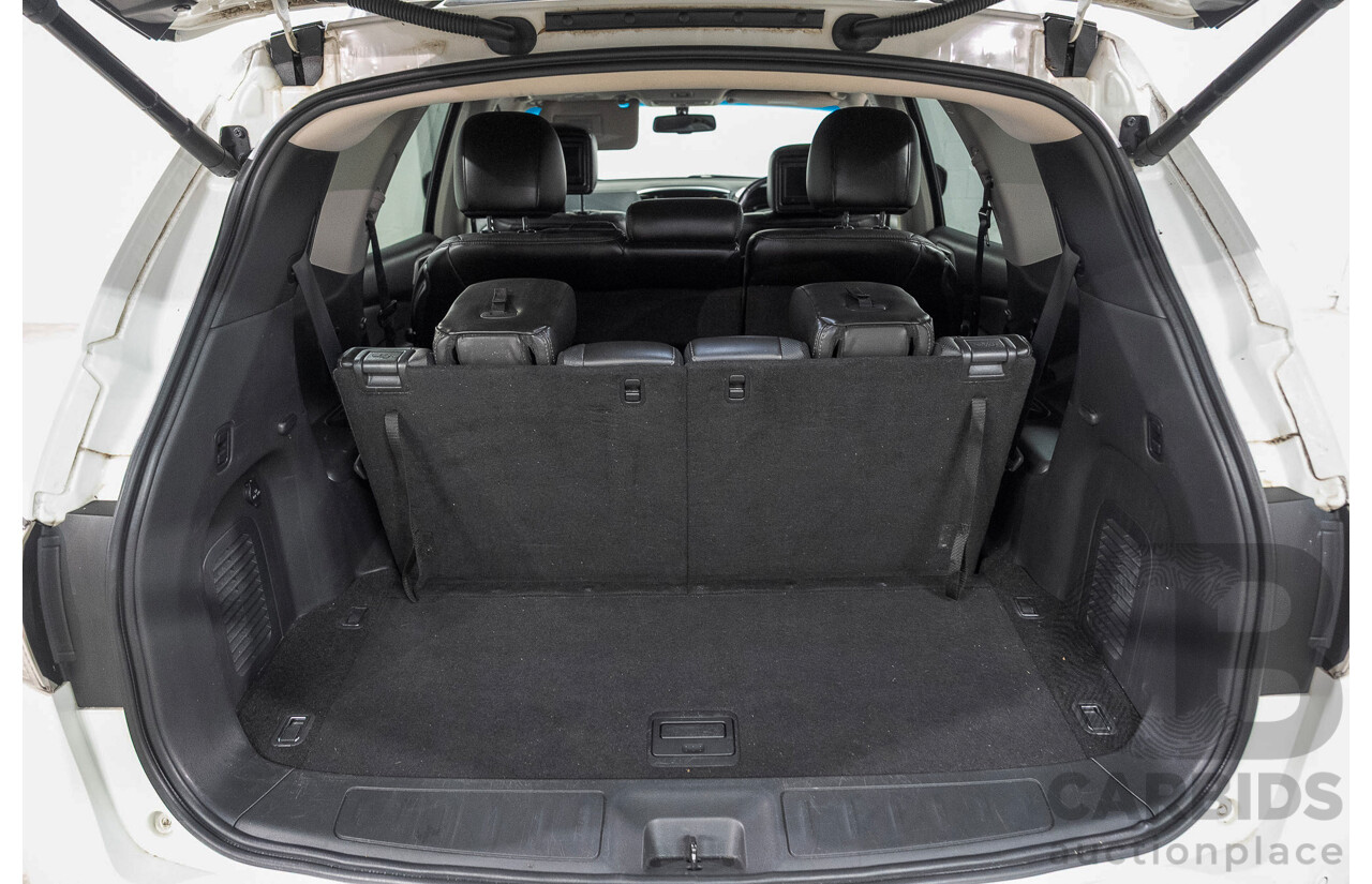 08/2014 Nissan Pathfinder Ti R52 4d Wagon White 3.5L 7 Seater