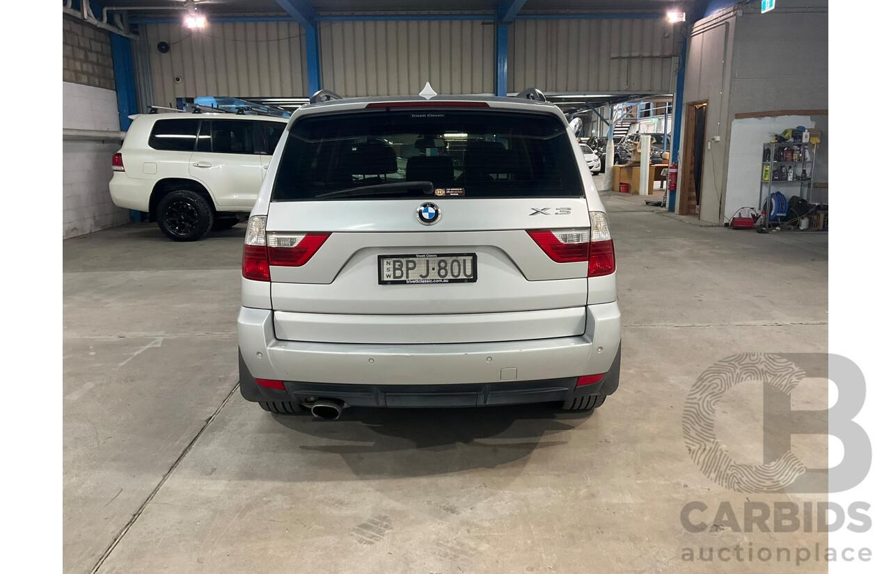 05/2010 Bmw X3 xDRIVE 20d Lifestyle (4WD) E83 MY10 4d Wagon Titan Silver Metallic Turbo Diesel 2.0L