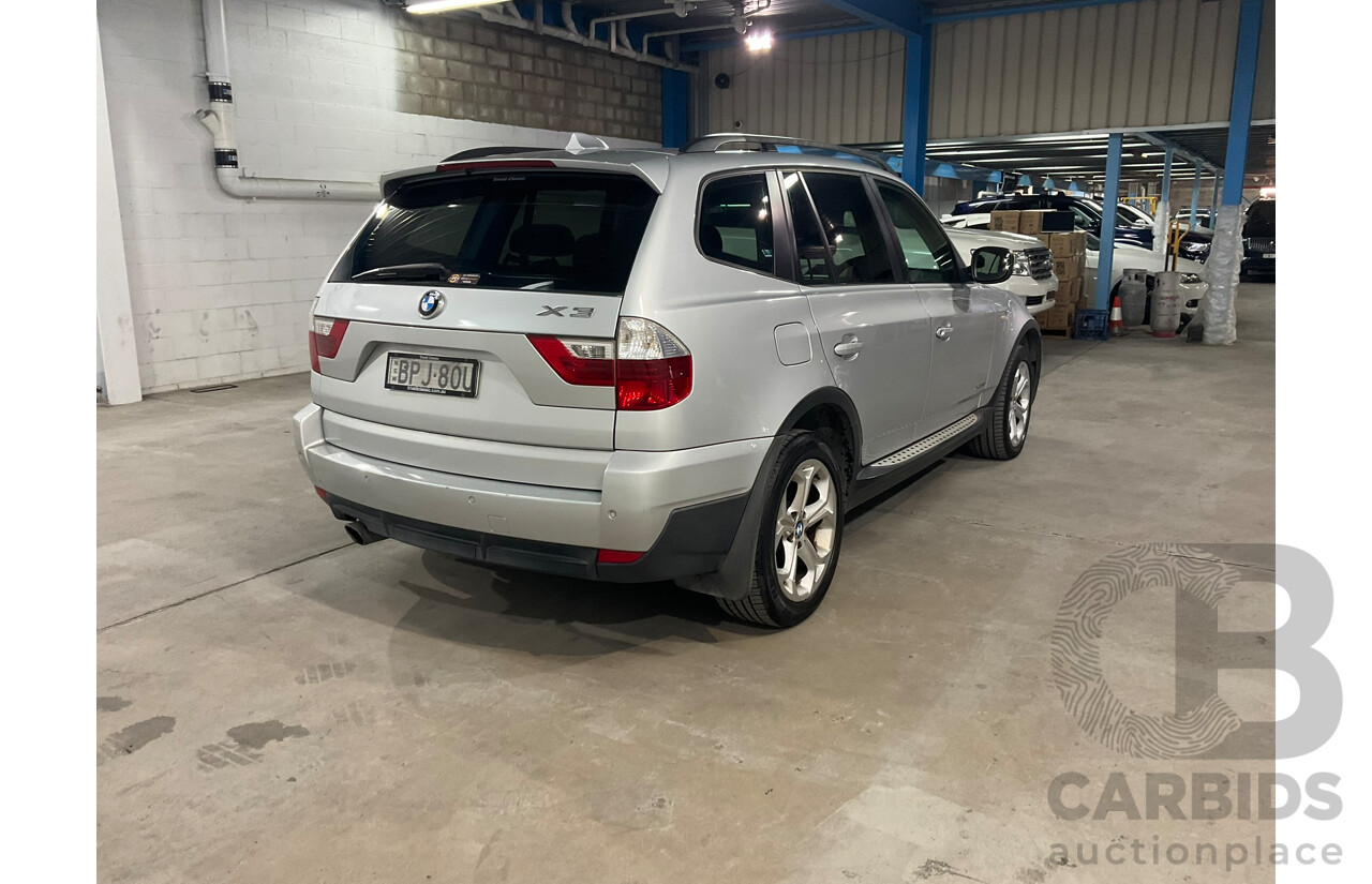 05/2010 Bmw X3 xDRIVE 20d Lifestyle (4WD) E83 MY10 4d Wagon Titan Silver Metallic Turbo Diesel 2.0L