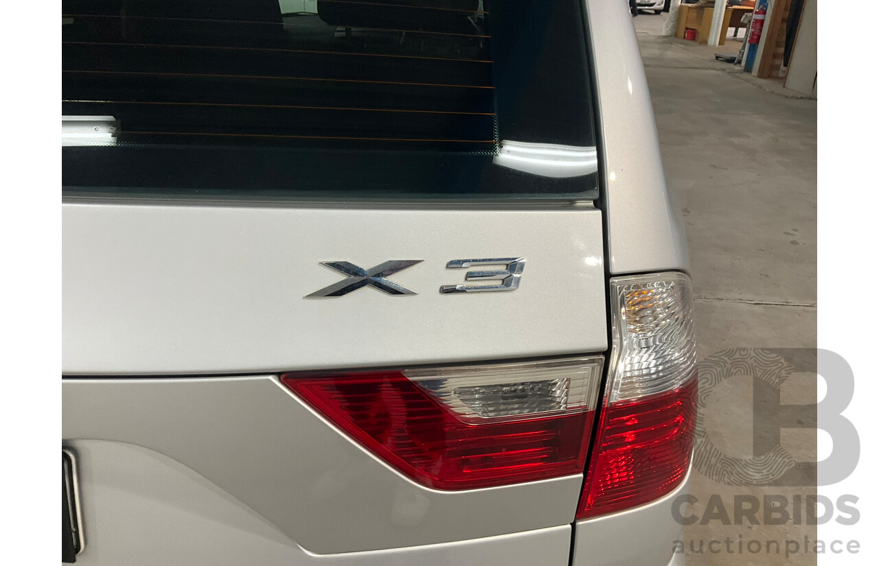 05/2010 Bmw X3 xDRIVE 20d Lifestyle (4WD) E83 MY10 4d Wagon Titan Silver Metallic Turbo Diesel 2.0L