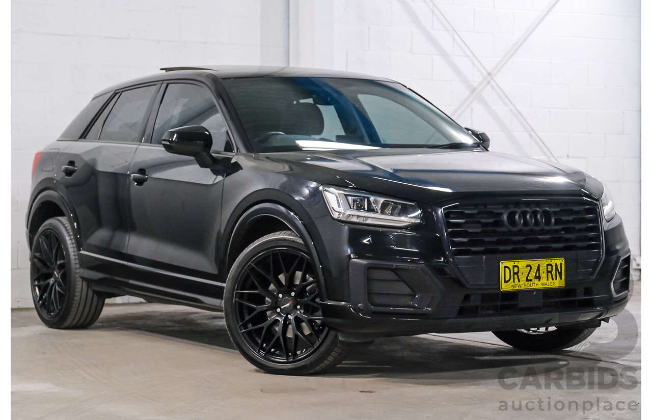 09/2019 Audi Q2 40 TFSI Quattro sport (AWD) GA MY19 4d Wagon Black Turbocharged 2.0L