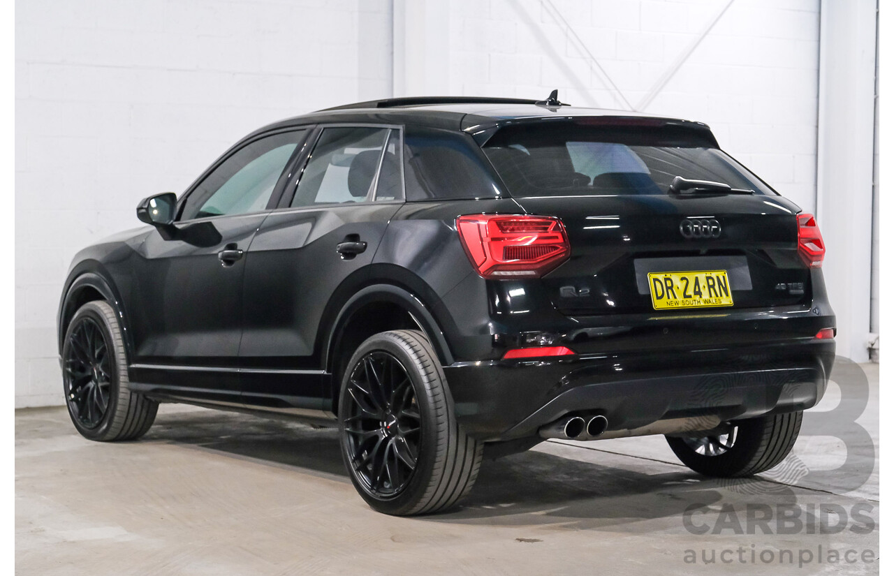 09/2019 Audi Q2 40 TFSI Quattro sport (AWD) GA MY19 4d Wagon Black Turbocharged 2.0L
