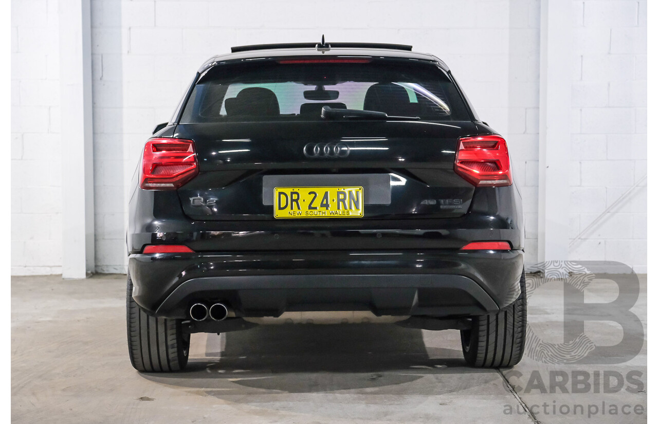09/2019 Audi Q2 40 TFSI Quattro sport (AWD) GA MY19 4d Wagon Black Turbocharged 2.0L