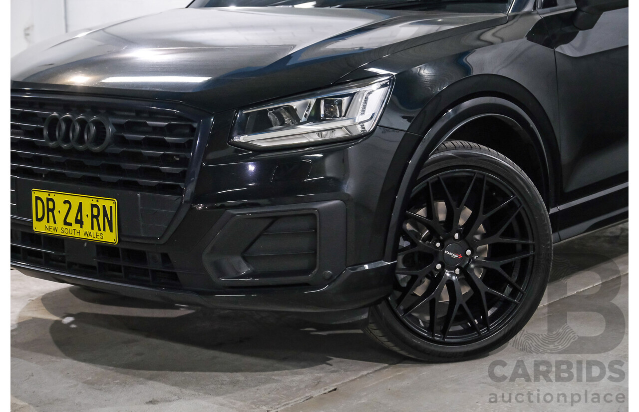 09/2019 Audi Q2 40 TFSI Quattro sport (AWD) GA MY19 4d Wagon Black Turbocharged 2.0L