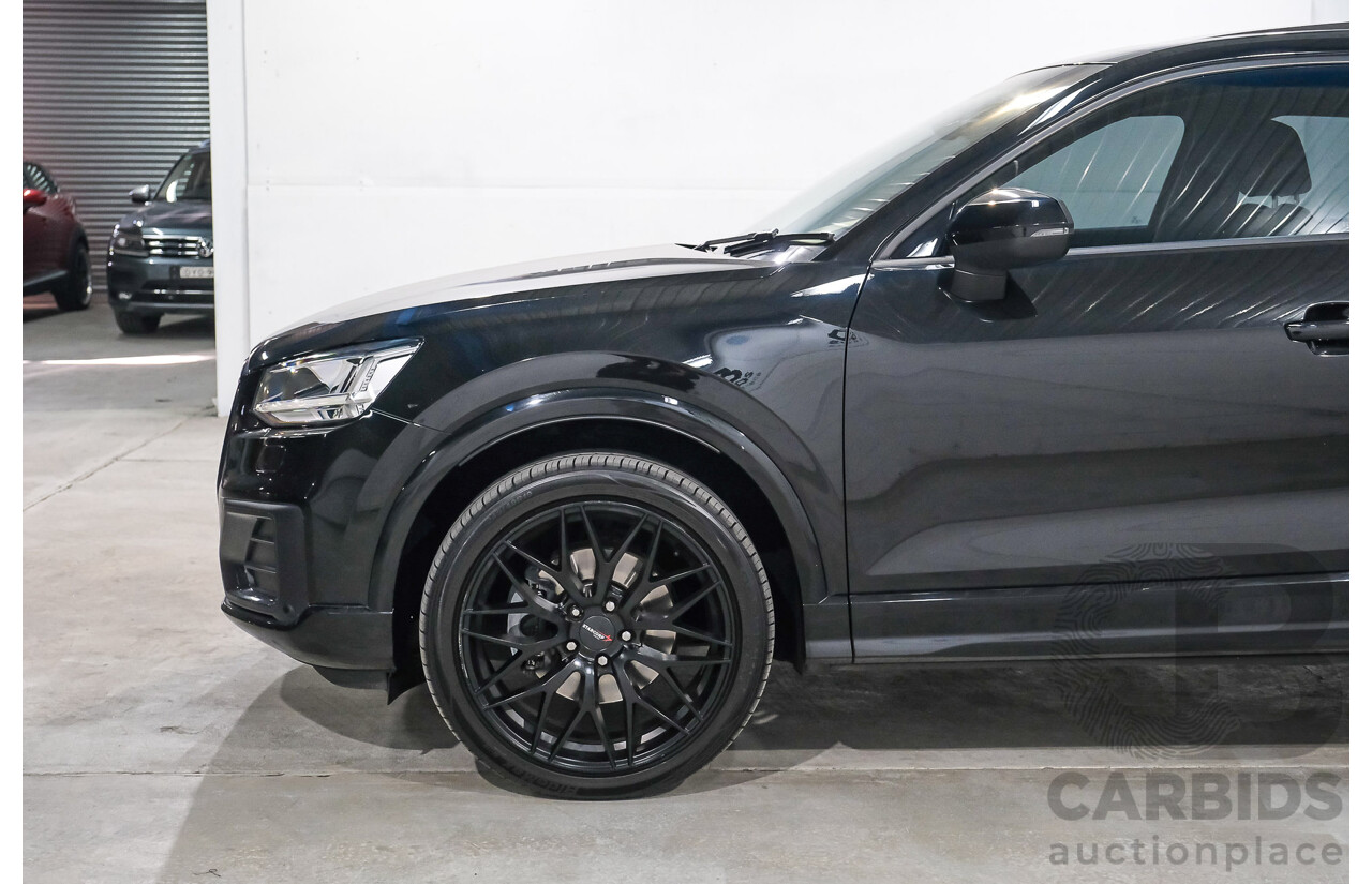 09/2019 Audi Q2 40 TFSI Quattro sport (AWD) GA MY19 4d Wagon Black Turbocharged 2.0L