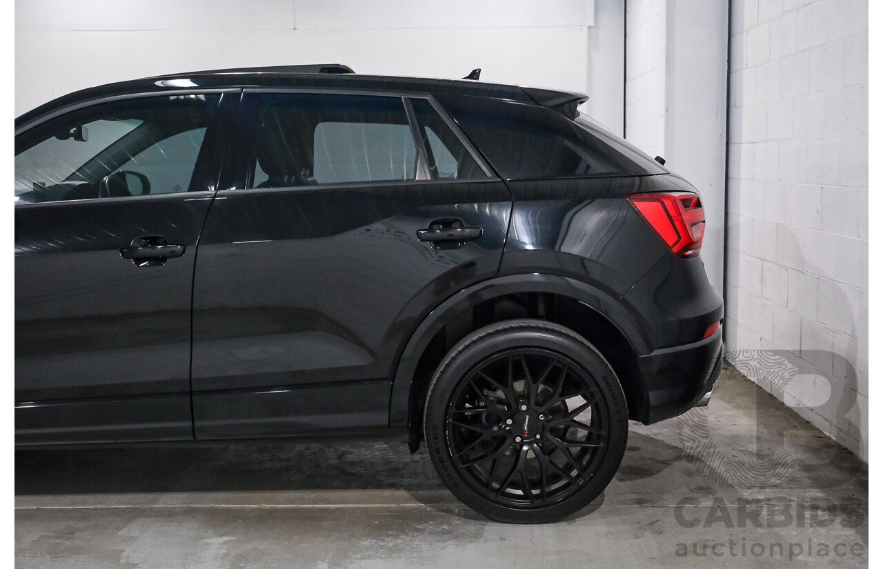 09/2019 Audi Q2 40 TFSI Quattro sport (AWD) GA MY19 4d Wagon Black Turbocharged 2.0L