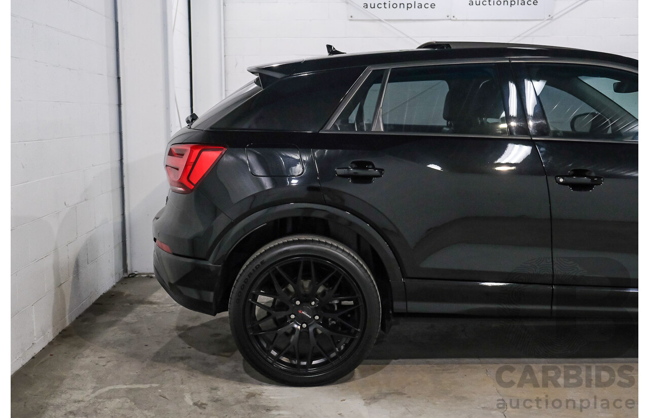 09/2019 Audi Q2 40 TFSI Quattro sport (AWD) GA MY19 4d Wagon Black Turbocharged 2.0L