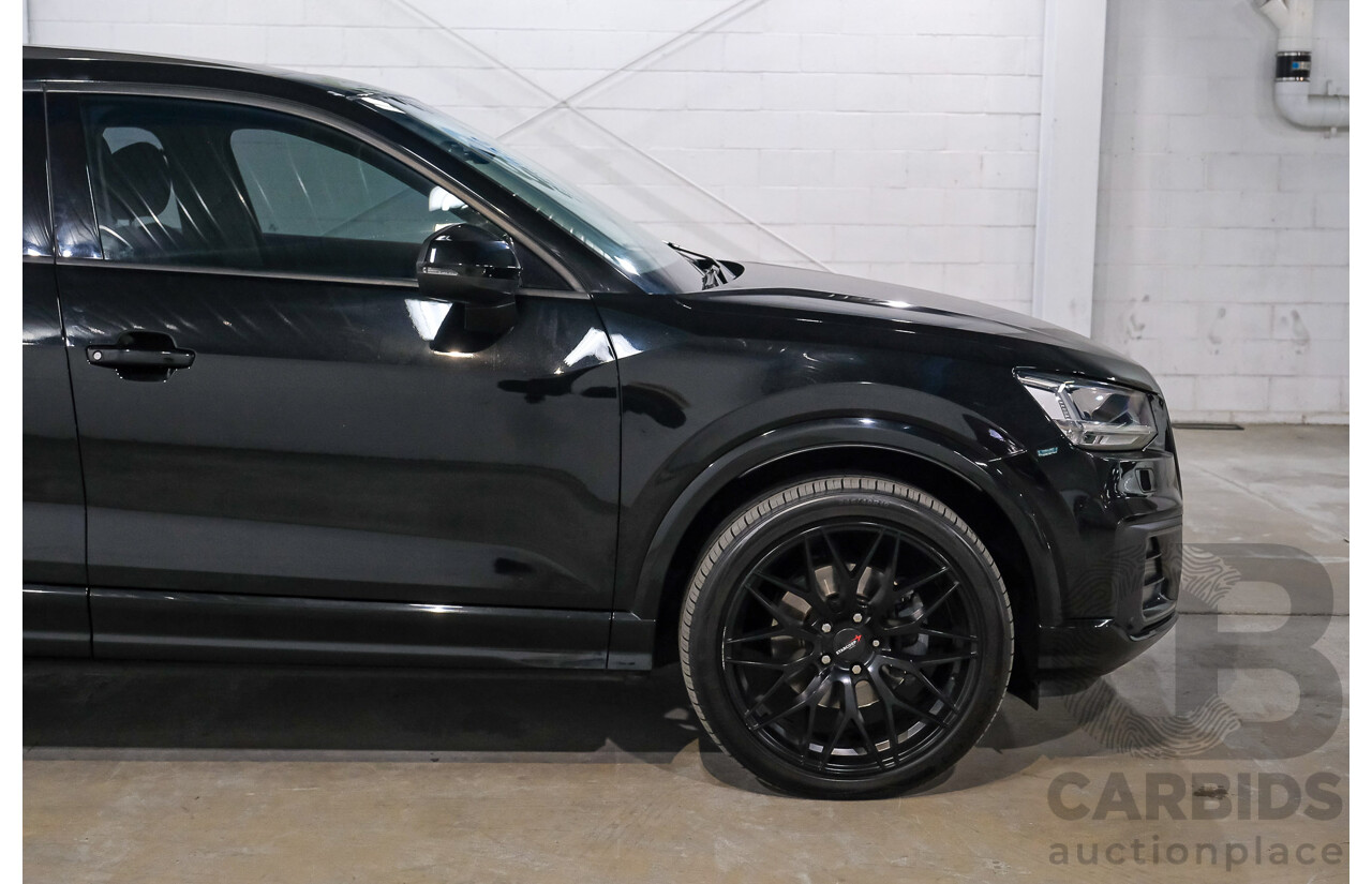 09/2019 Audi Q2 40 TFSI Quattro sport (AWD) GA MY19 4d Wagon Black Turbocharged 2.0L