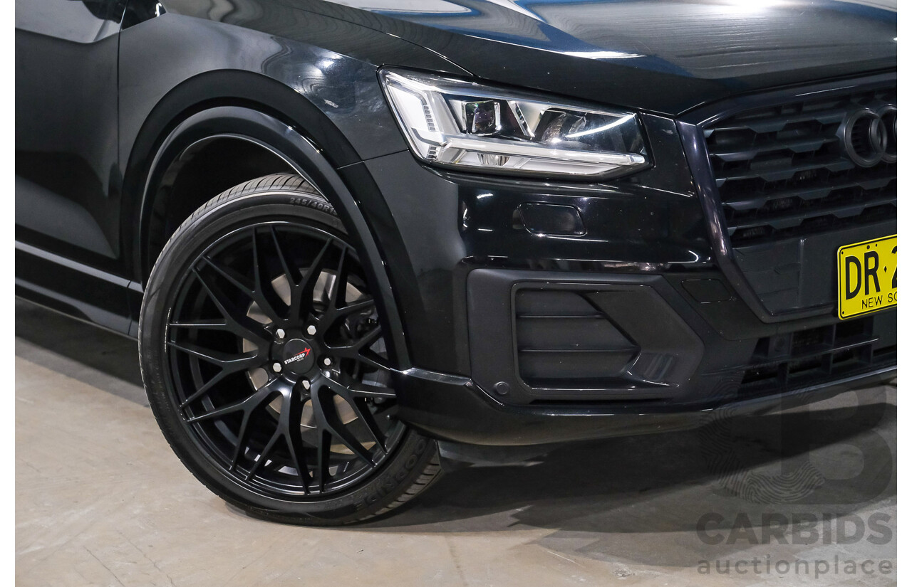 09/2019 Audi Q2 40 TFSI Quattro sport (AWD) GA MY19 4d Wagon Black Turbocharged 2.0L