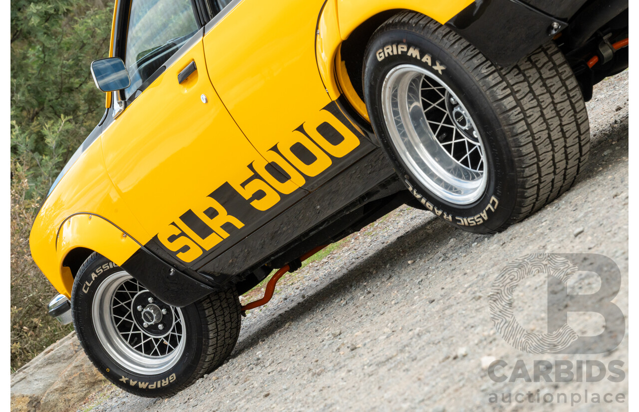 04/1974 Holden LH Torana SL/R 5000 Tribute 4d Sedan Chrome Yellow / Black V8 5.0L - Modified